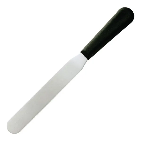 Messer Spatel mit gerader Klinge aus Edelstahl - 20,5 cm