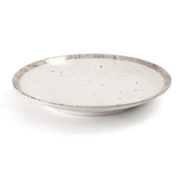 Runder Teller "Earth" aus Melamin - Ø 155 mm