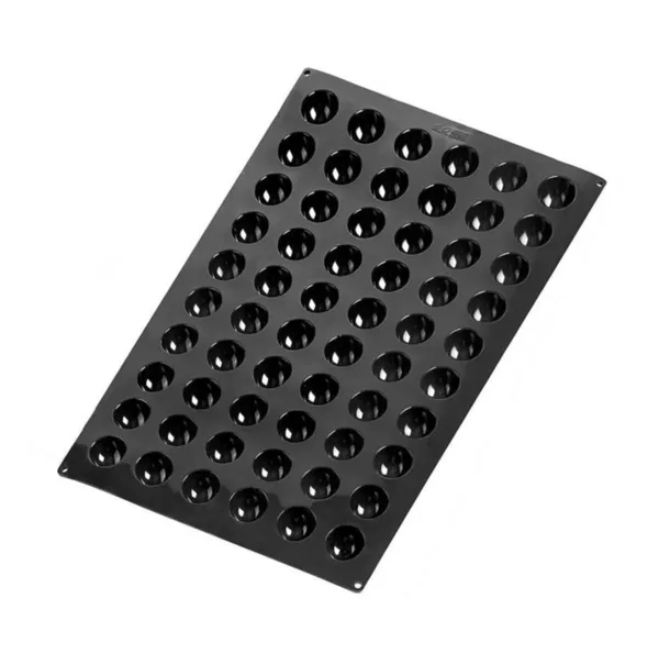 Silikon-Backform Halbkugelform - 60 Stück