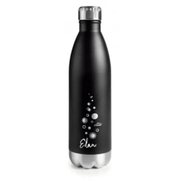 Flasche aus schwarzem Edelstahl - 750 ml