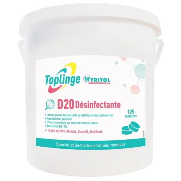 Desinfektionstabletten für Wäsche - Set von 125