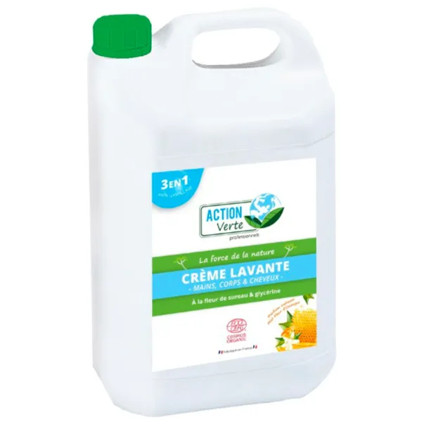 Waschgel für Hände, Körper und Haare - Orangenblüten- und Honigduft - 5 L