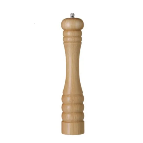 Salzmühle aus hellem Holz - H 315 mm